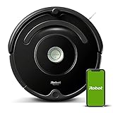 iRobot Roomba Vac Robot Vacuum (Q0120) - Easy to use, Power-Lifting Suction, Multi-Surface Cleaning, Smart Navigation Cleans in Neat Rows, Self-Charging, Alexa, 675