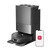 Roborock Q Revo Robot Vacuum and Mop, Auto-Drying, Auto Mop Washing, Dual Spinning Mops, Auto Mop Lifting, Self-Refilling, Self-Emptying, Reactive Tech Obstacle Avoidance, 5500Pa Suction, Black